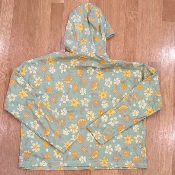 Toad&Co Foothill Floral Hoodie Womens Size M Like New Cotton - Picture 5 of 5